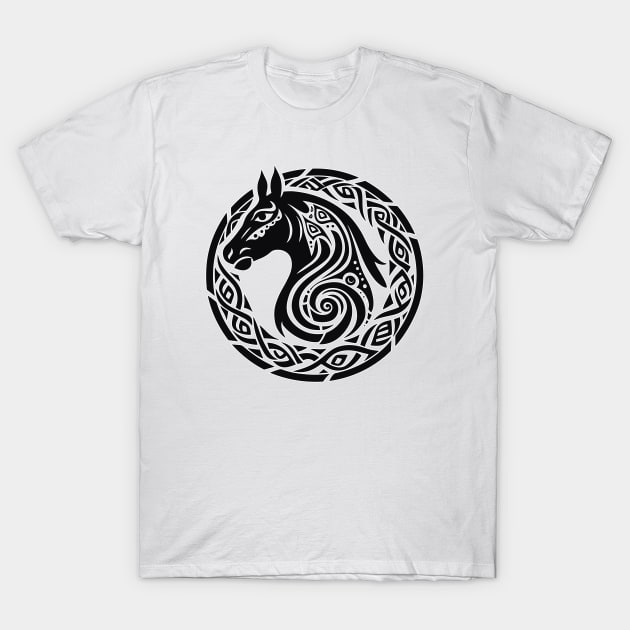 Celtic Horse T-Shirt by MC Digital Design